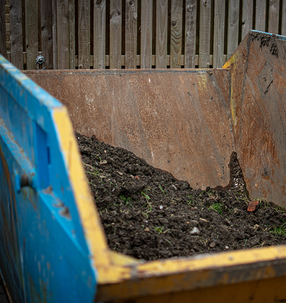 2 Yard Mini Skip for Garden Waste Chapel Allerton